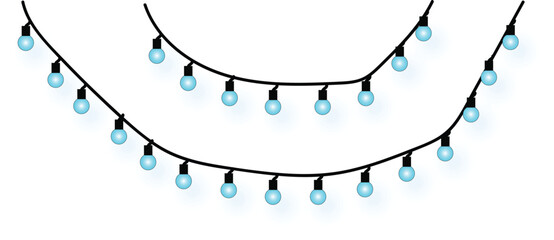 Festive string lights illustration, perfect for holiday decorations, offering a cheerful and illuminated ambiance, a perfect Pepper lamp47 concept