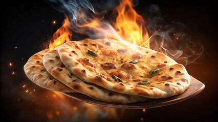 Tandoori Naan Bread with Crispy Charred Edges