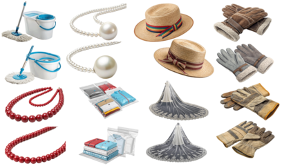 set of different types of stones