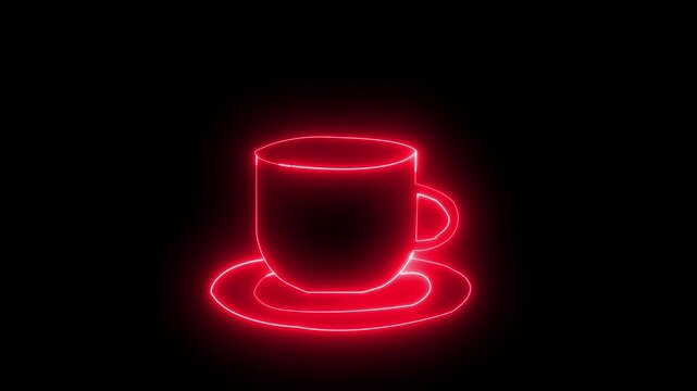 smoky coffee cup icon animated icon smoky coffee and tea cup  icon 