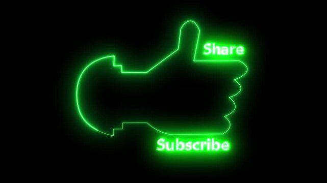 Neon facebook likes counting, glowing icon concept soft light blue, viral post, engaging social media post .4k video