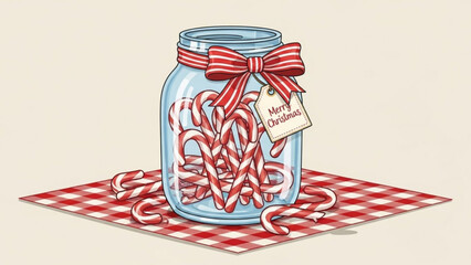 jar with american flag
