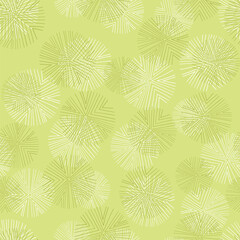 Seamless floral pattern based on traditional folk art ornaments. Colorful flowers on color background. Scandinavian style. Sweden nordic style. Vector illustration. Simple minimalistic pattern.