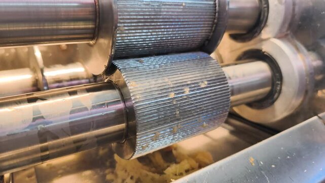 Heavy rollers efficiently handle beverage preparation. Fresh sugarcane juicing is common street drinks production. Industrial equipment support fast beverage preparation, popular street drinks service