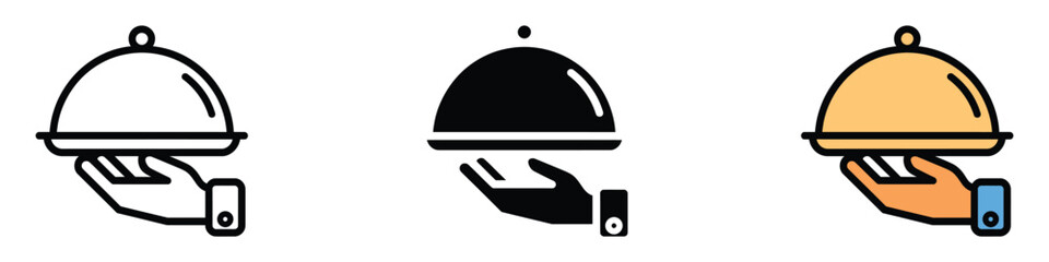 Fototapeta premium Restaurant Services icon vector. quality and hospitality symbol. vector illustration.