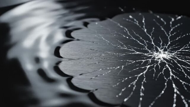Creating Fractal Pattern on Surface With High Voltage Discharge