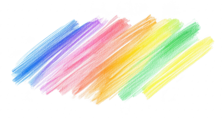 A and colorful heart-shaped design created with pastel strokes. a blend of blue. purple. pink. orange. yellow. and green hues. suitable for backgrounds or artistic projects