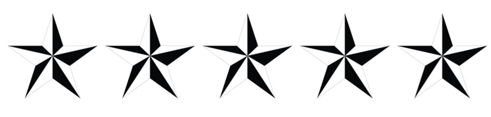  Black and white abstract vector illustration background with origami paper crane and star symbol design