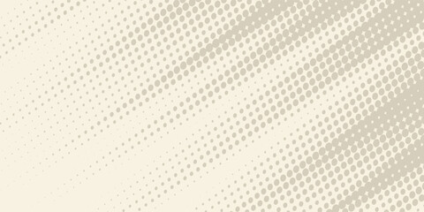 Retro beige halftone paper texture. Vintage craft ecru wallpaper with speckles, flecks, particles. Light cream grunge grain overlay background. Dirty dotted and specked canvas backdrop. Vector