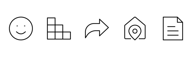 UX UI web icons. Vector illustrator, Suitable for Web Page, Mobile App, Web, and Print.