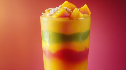 Delicious mango dessert recipe layered parfait with fresh fruit and cream for summer treat ideas