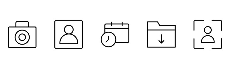 UX UI web icons. Vector illustrator, Suitable for Web Page, Mobile App, Web, and Print.