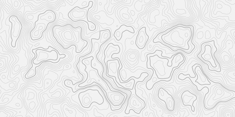 Ultra High-Detail Black and White Seamless Topographic Contour Line Background Texture Design