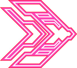 Neon Arrow Icon