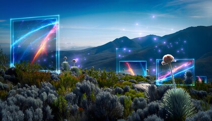 Futuristic Nature Portals
