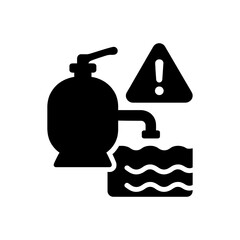 Pool Pump Warning Icon