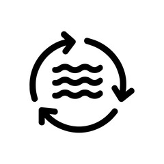 Water Circulation System Icon