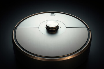 Sleek Robot Vacuum Design Focus