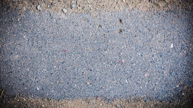 Grunge asphalt texture background with vignette, rough urban road surface for design and graphic projects