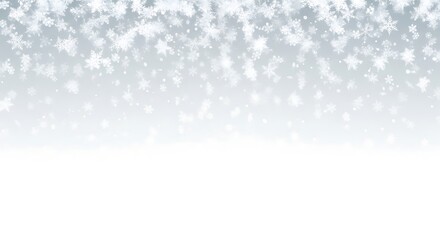 Fototapeta premium Snowflake Background with Winter Season Theme
