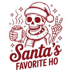 merry christmas skull and bones