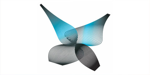 vector design, abstract line gradient illustration modern eps10.