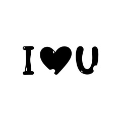 Minimal black heart shape illustration on white background © AnilChandra