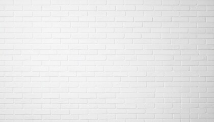 White brick wall texture offering a clean, bright, and minimalistic background.