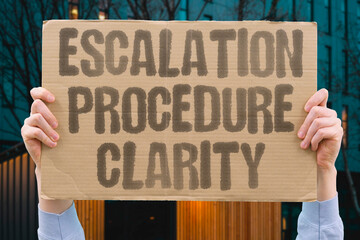 "Escalation Procedure Clarity" Reporting systems handle complaints effectively. ESCALATION. PROCEDURE. CLARITY. REPORTING. COMPLAINTS.