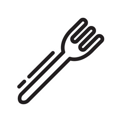 Outline Graphic of Fork