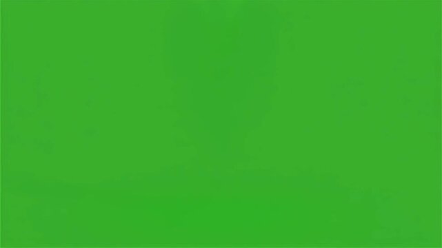 Red 3D location pin dropping and bouncing on green screen background for map navigation concepts.