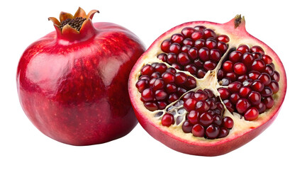 Vibrant pomegranate fruit, a juicy ruby delight, offers a burst of flavor and healthy antioxidants for your delicious culinary and wellness projects today