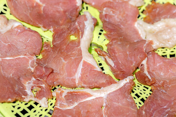 The method of preserving it by drying is called sun-dried pork.