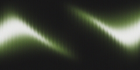 Green abstract wave light texture with soft glowing streaks. Vibrant luminous gradient creating a smooth modern digital background. Dynamic motion effect ideal for creative design projects.