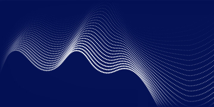 Blue background abstract with line waves and gradient variation. Suitable for user interface bakcground  texture neutral light
