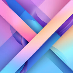 Gradient color palette with vector elements