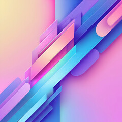 Gradient color palette with vector elements