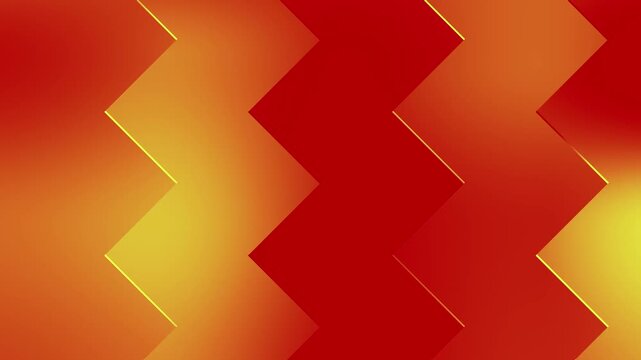Abstract Geometric Background with Red and Yellow Gradient Layers.