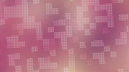Soft Beige Magenta Gradient Grid Line Abstract Background 