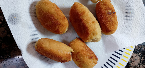homemade croquettes on a plate