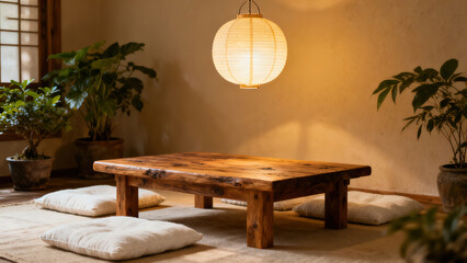 Japanese Wabi-Sabi Style Tea Room Space Photography
