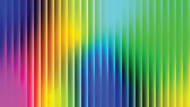 Vibrant vertical stripes of rainbow colors abstract background - Powered by Adobe
