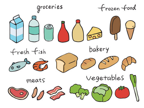 スーパーイメージのイラストセット