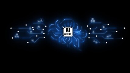 ai agent- businessman working with virtual reality at office. AI Agents, Headlines Fast Scree international communication network concept. Multinational people community. global workforce - Powered by Adobe