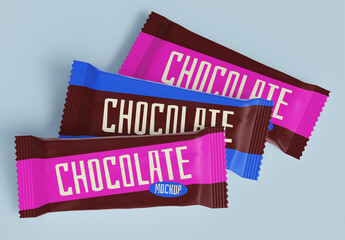 Candy Chocolate Packaging Mockup
