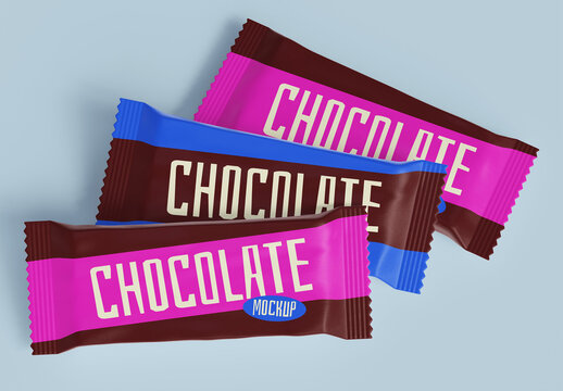 Candy Chocolate Packaging Mockup