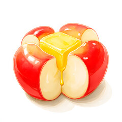 りんごとバター