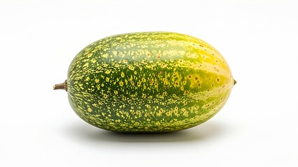 yellow melon isolated on white