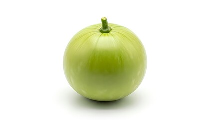 green cucumber isolated on white background