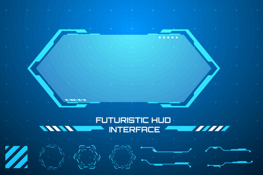 Minimalist Sci-Fi Line Art Frames. Set of Futuristic Vector Borders and Simple HUD Elements. A clean, line-focused vector set emphasizing sharp edges and simple geometric shapes for a modern